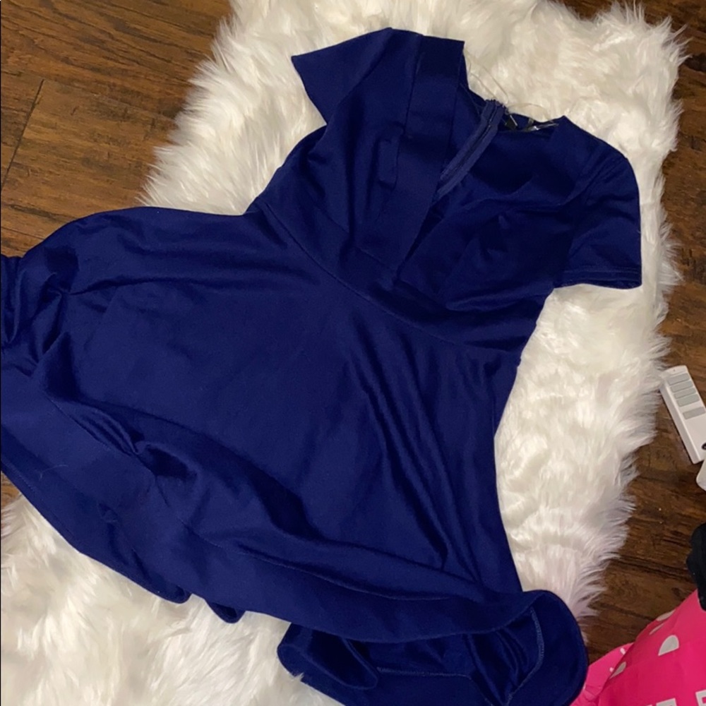 Navy blue dress